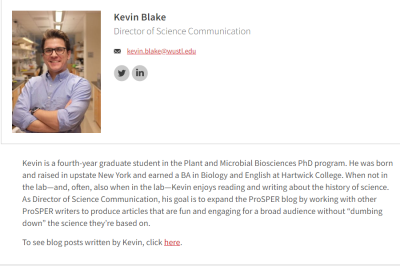 Kevin is a fourth-year graduate student in the Plant and Microbial Biosciences PhD program. He was born and raised in upstate New York and earned a BA in Biology and English at Hartwick College. When …