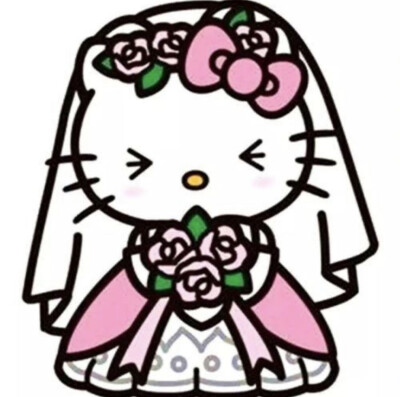 HelloKitty白底头像 自截