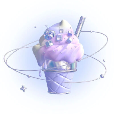 梦幻紫色立体头像
源：老陈和小可乐
#小清新头像##朋友圈背景图##郁金香##3D#