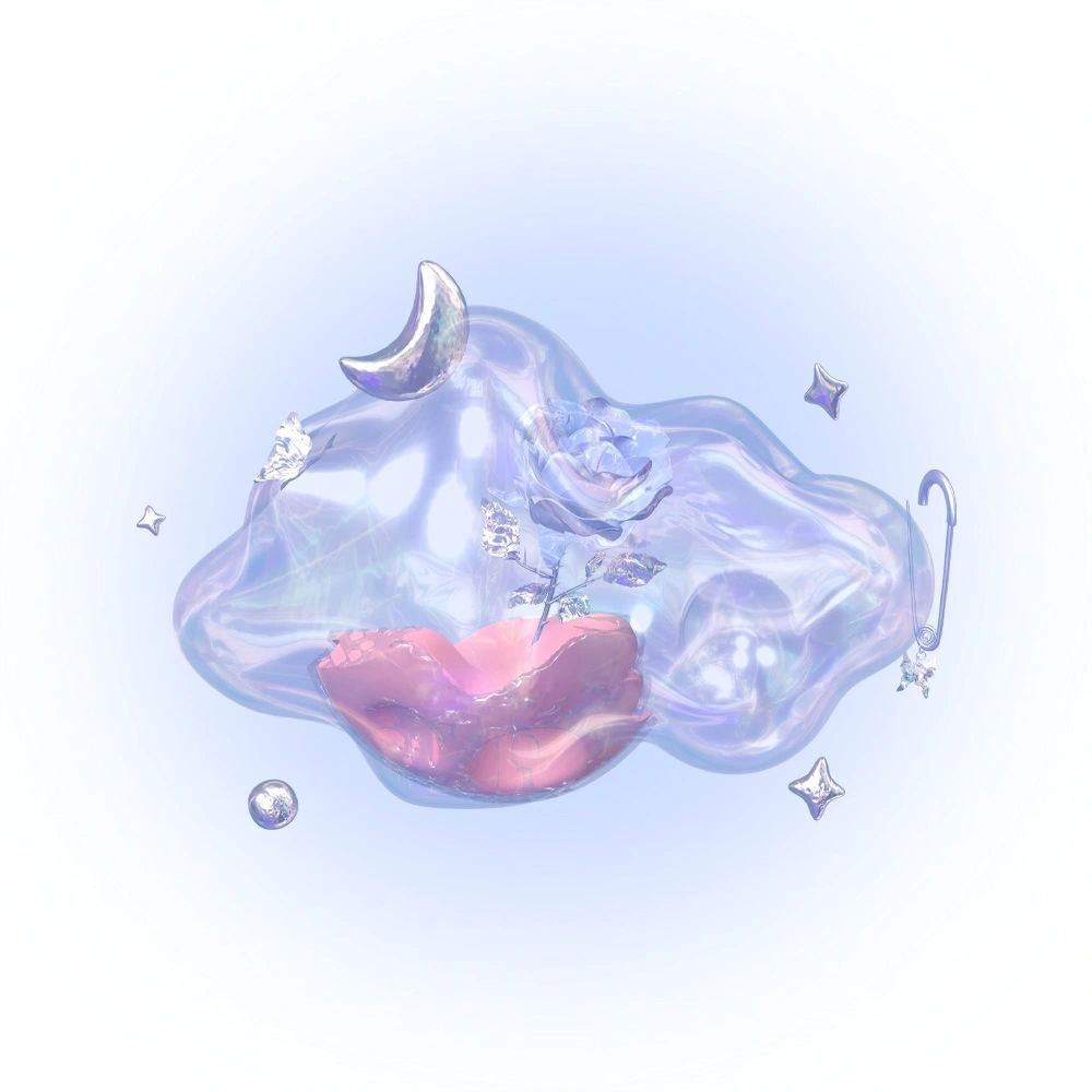 梦幻紫色立体头像
源：老陈和小可乐
#小清新头像##朋友圈背景图##郁金香##3D#