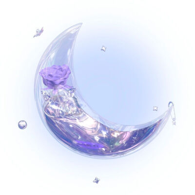 梦幻紫色立体头像
源：老陈和小可乐
#小清新头像##朋友圈背景图##郁金香##3D#