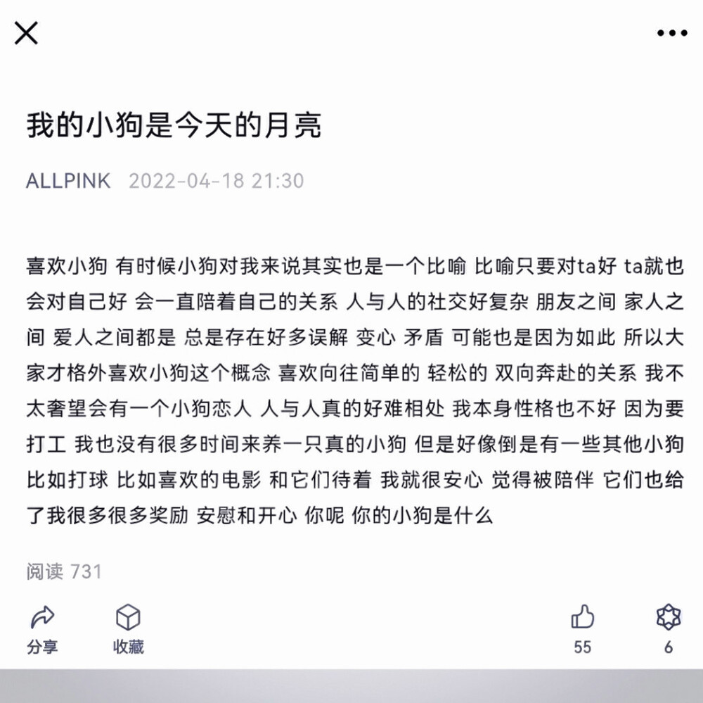  我的小狗好呆