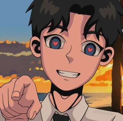 个性手绘头像 旧漫风男生头像
