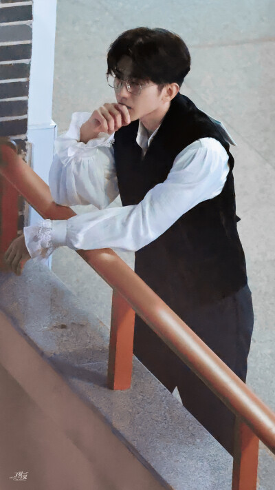 蔡徐坤 奔跑吧宫廷风造型路透 cr.不夏之夏