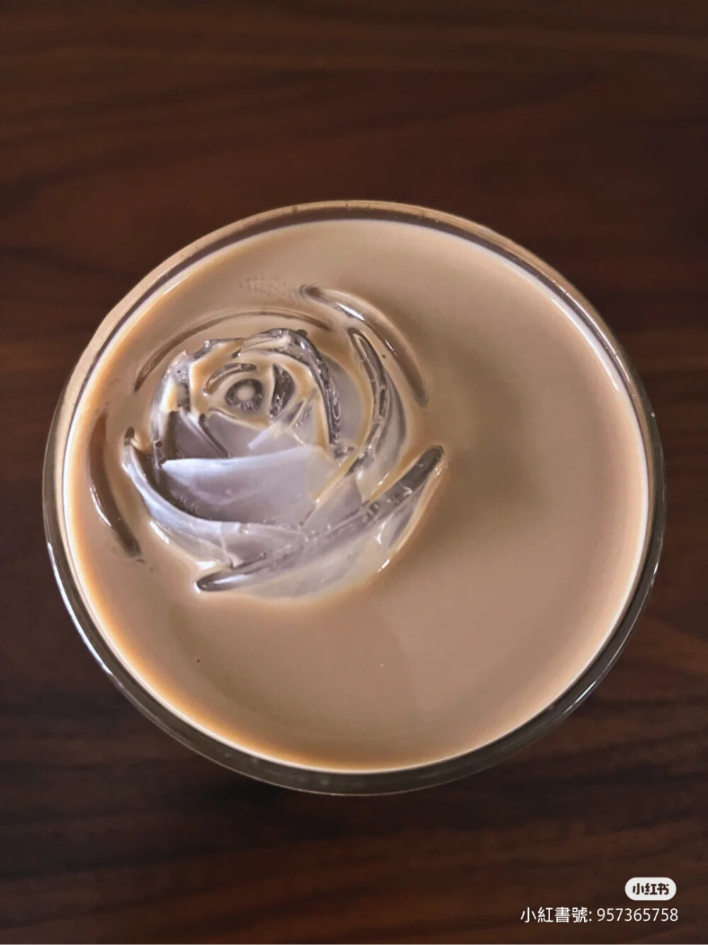 玫瑰冰咖啡☕️