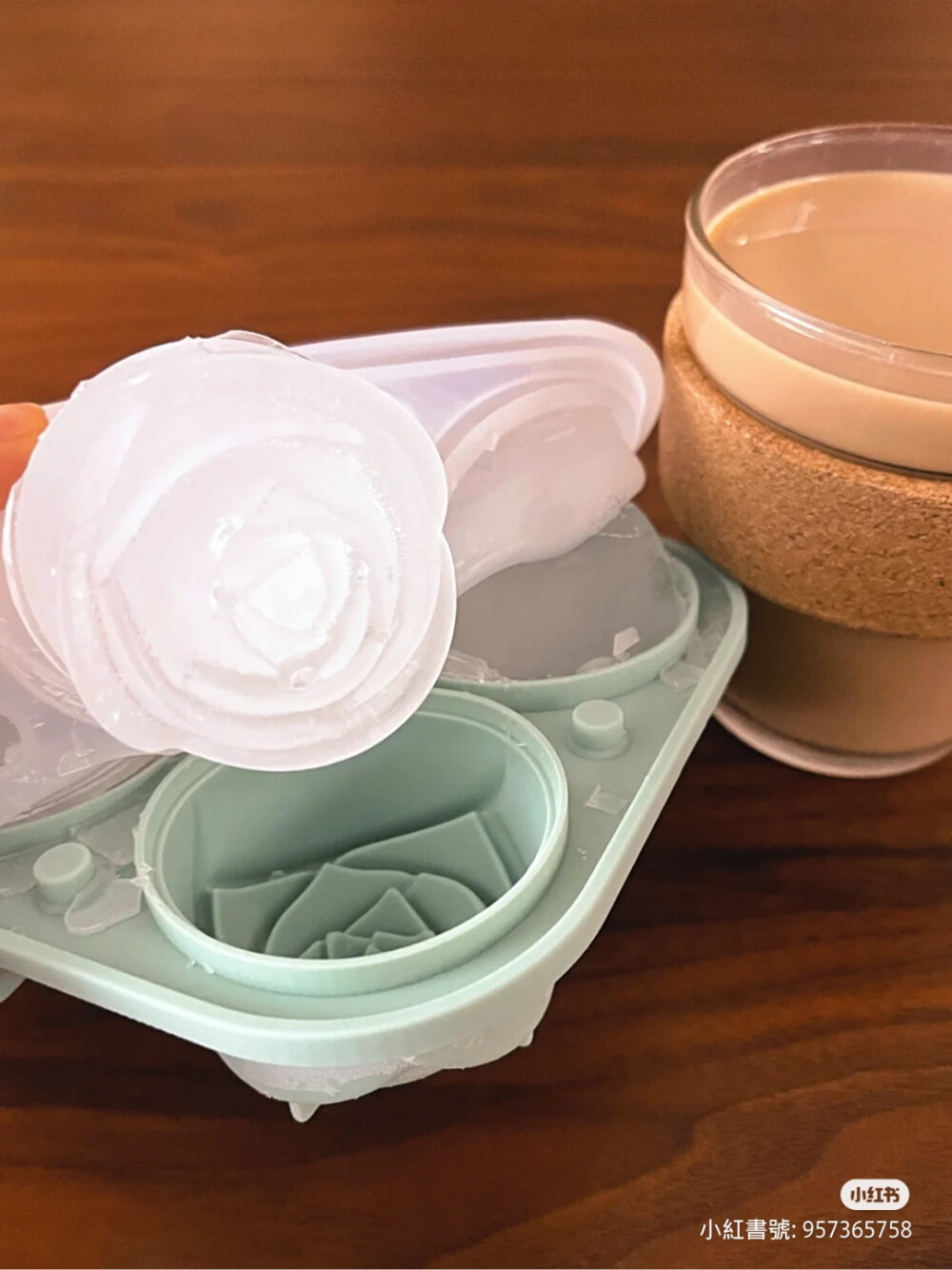 玫瑰冰咖啡☕️