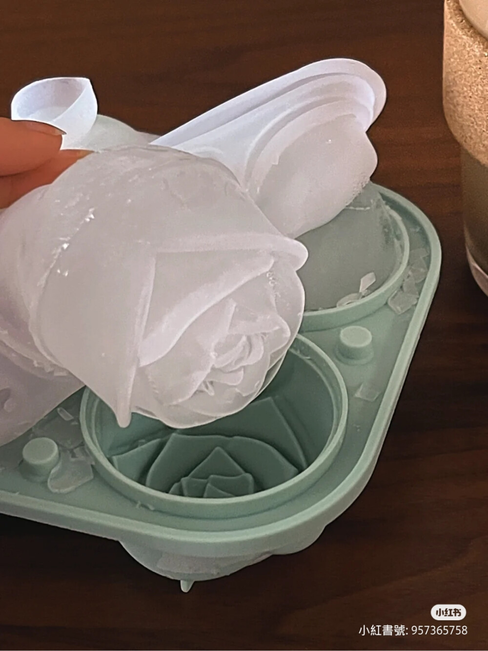 玫瑰冰咖啡☕️