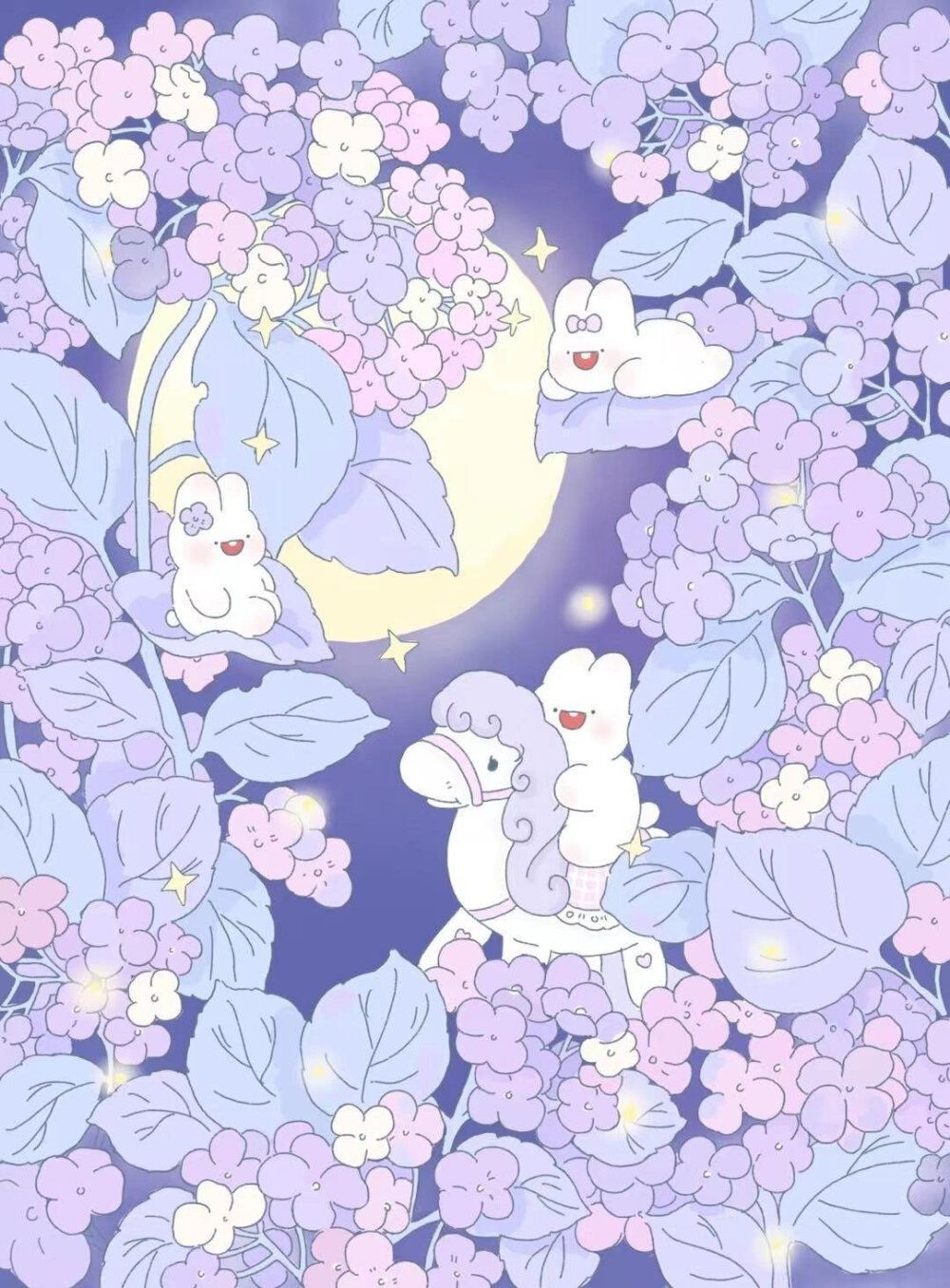  浪漫梦幻的紫色夜晚
画师@CCRcollection
#插画分享##iPad壁纸##可爱壁纸##治愈系# ​​​