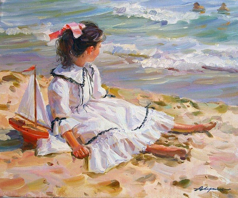 油画·夏日海边 | Alexander Averin ​​​