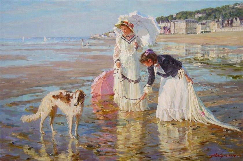 油画·夏日海边 | Alexander Averin ​​​