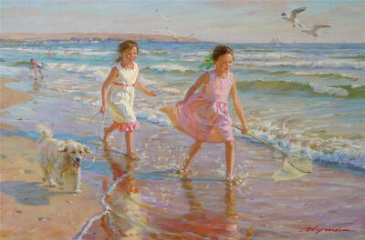 油画·夏日海边 | Alexander Averin ​​​