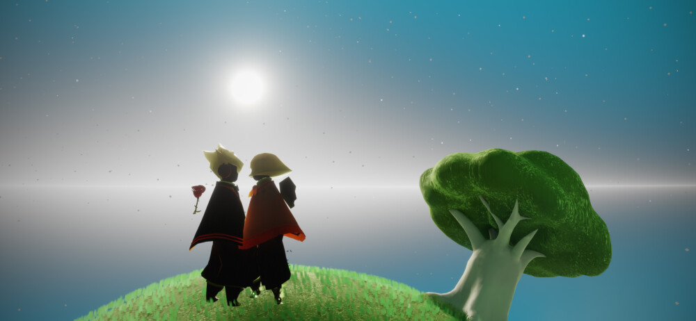 光遇，光是遇见，就觉得很幸运了。