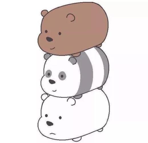 咱们裸熊 we bare bears 头像