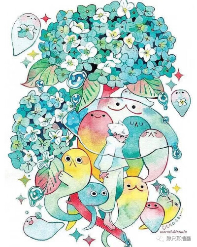 治愈系梦幻梦境水彩 加拿大插画师
maruti_bitamin