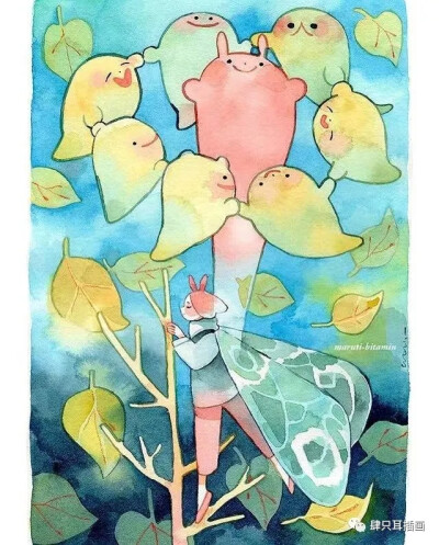 治愈系梦幻梦境水彩 加拿大插画师
maruti_bitamin