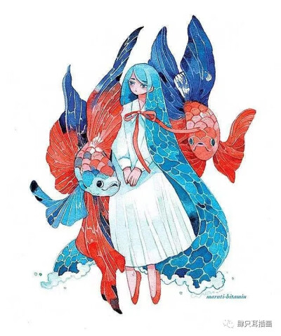 治愈系梦幻梦境水彩 加拿大插画师
maruti_bitamin