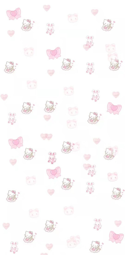 粉色系壁纸／Hellokitty ​​​