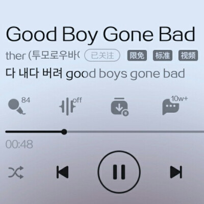 Good Boy
Gone Bad .