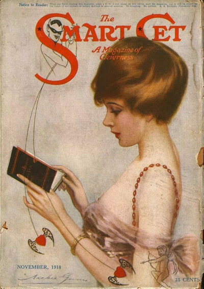 美国著名文学杂志《The Smart Set》1910年代封面上，那些各具特色的美人们。 ​​​​