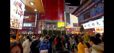 湖南长沙黄兴路步行街高清街景