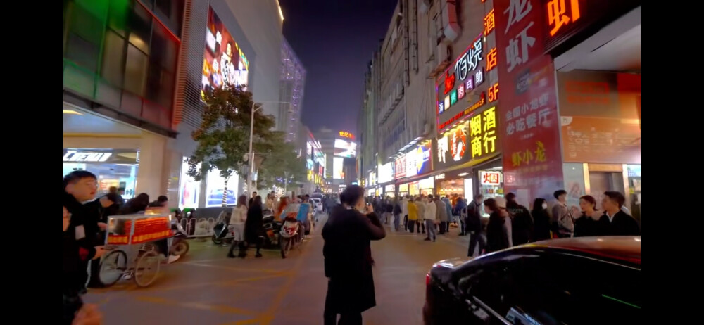 湖南长沙黄兴路步行街高清街景