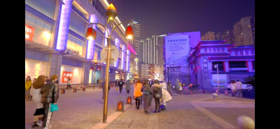 湖南长沙黄兴路步行街高清街景