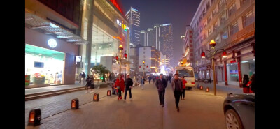 湖南长沙黄兴路步行街高清街景