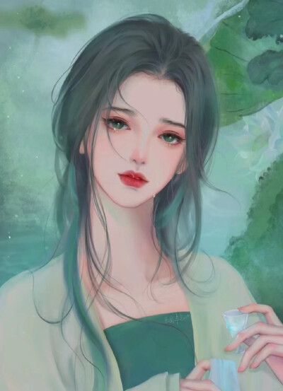 有美人兮，见之不忘