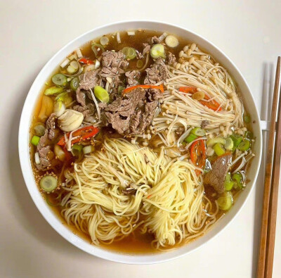 食图（夏日的清爽汤面）