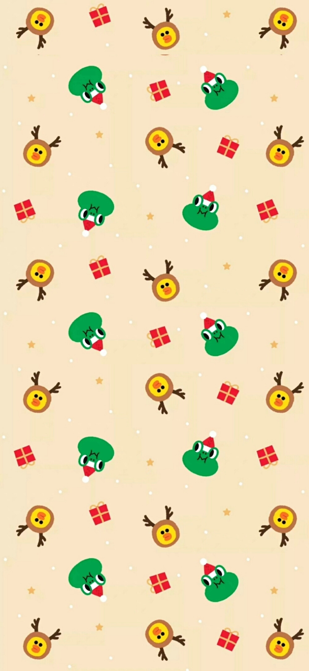 74linefriends平铺壁纸