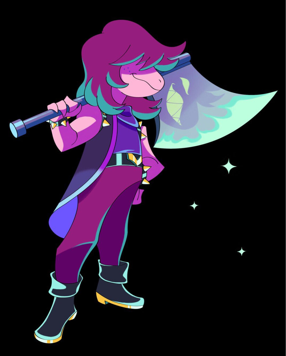 三角符文deltarune Susie
Deltarune同人