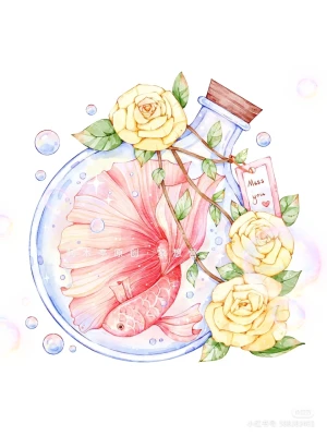 水彩插画 堆糖 美图壁纸兴趣社区