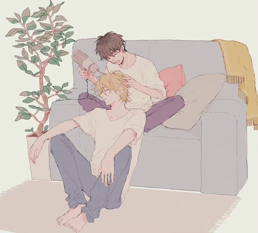 #banana fish##a英# 亞修和英二的戲后真實生活，這就是真的[淚][淚][淚]
twi：_a_co_pi_ ???