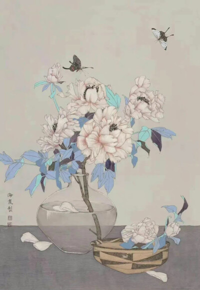 “ 居与花为邻，行以画自随 … ” 