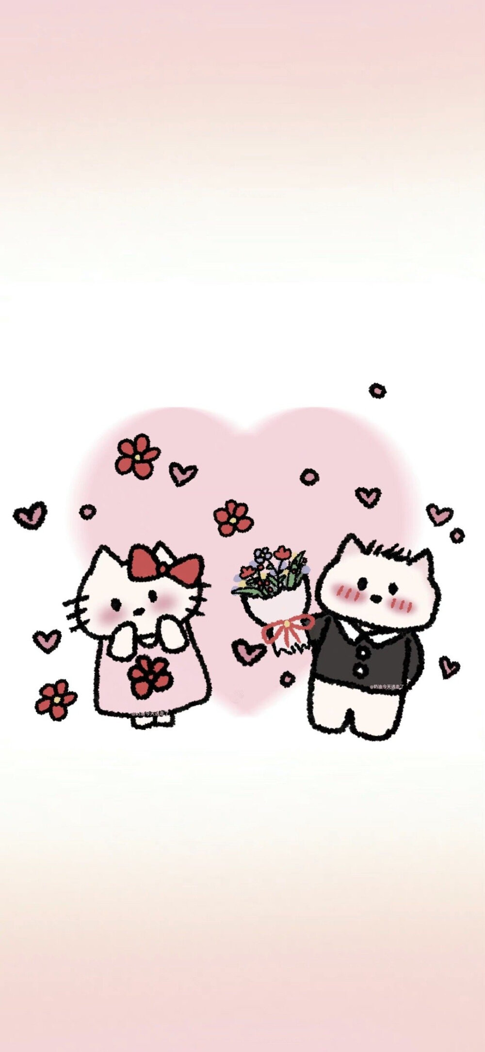 hellokitty壁纸：点滴碎片都是生活的礼物·ᝰ