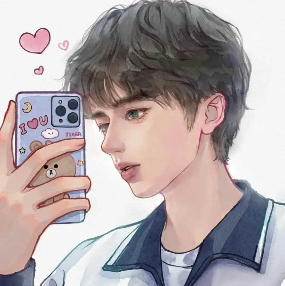 动漫情头温柔 画师:佳儿