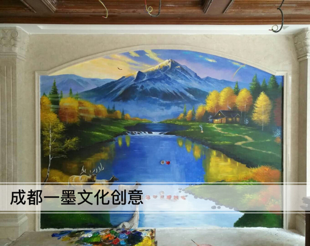 3D墙绘，3D立体画，3D 墙画，成都墙绘，成都彩绘，成都壁画