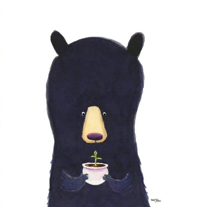 可爱的动物形象插画