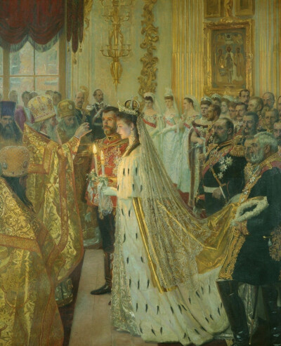 Wedding of NicholasI and Alexandra Feodorovna