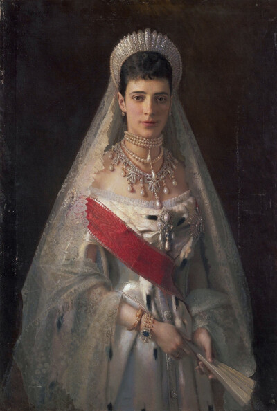 Maria Feodorovna by Ivan Kramskoi 