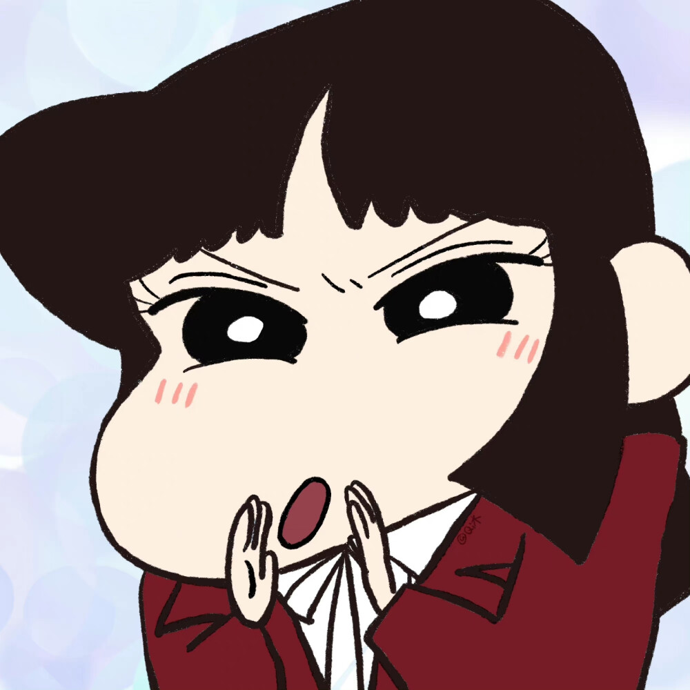 蜡笔小新可爱手绘头像 画师:weibo@为什么叫qi木呢