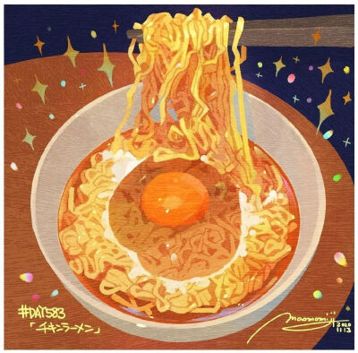 美食插画
作者： maomomiji