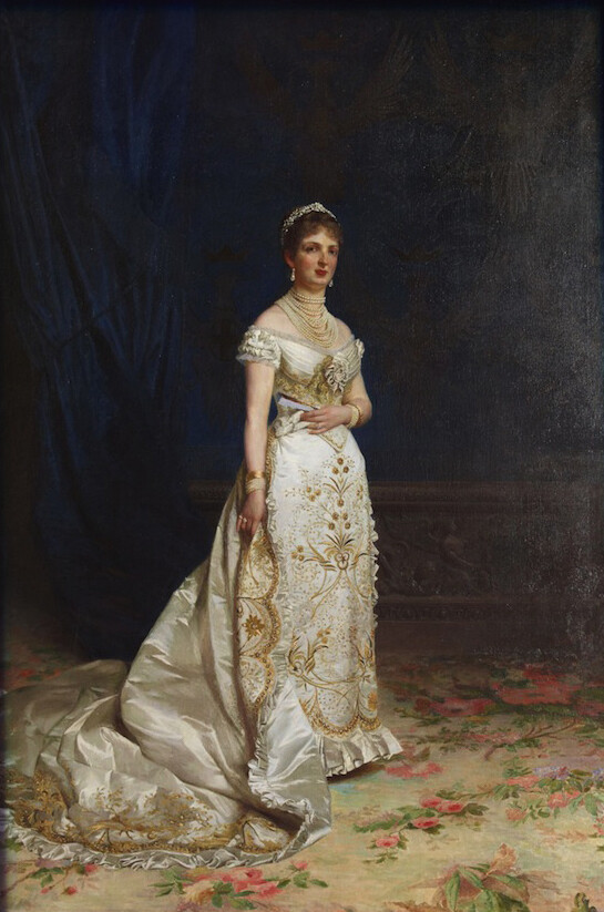 Queen Margherita of Italy by Pasquale di Criscito 1878 