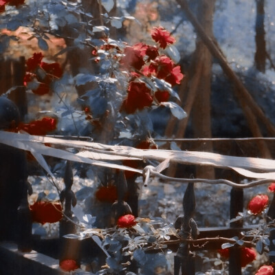 “花 太阳 雨 和你，我对你的思念写进了 纸和笔”
原白歌妍