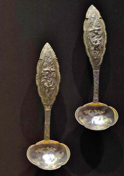 唐代银勺，波士顿艺术博物馆藏品