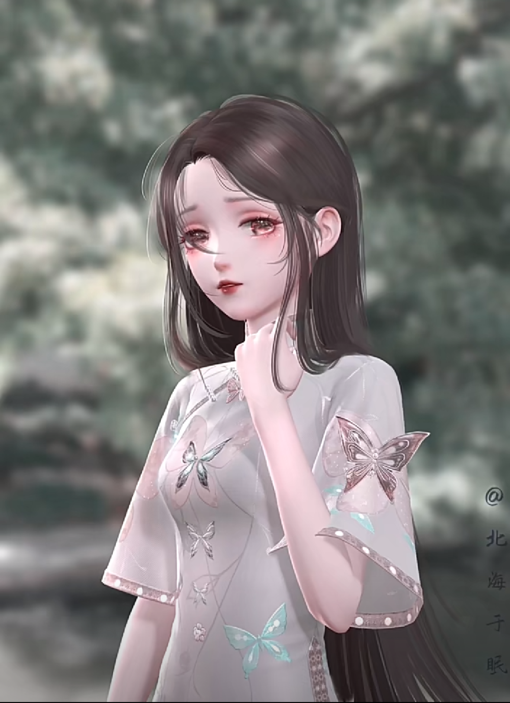 第一2个哭，第三个担心，第四个莱儿傲娇扭头，