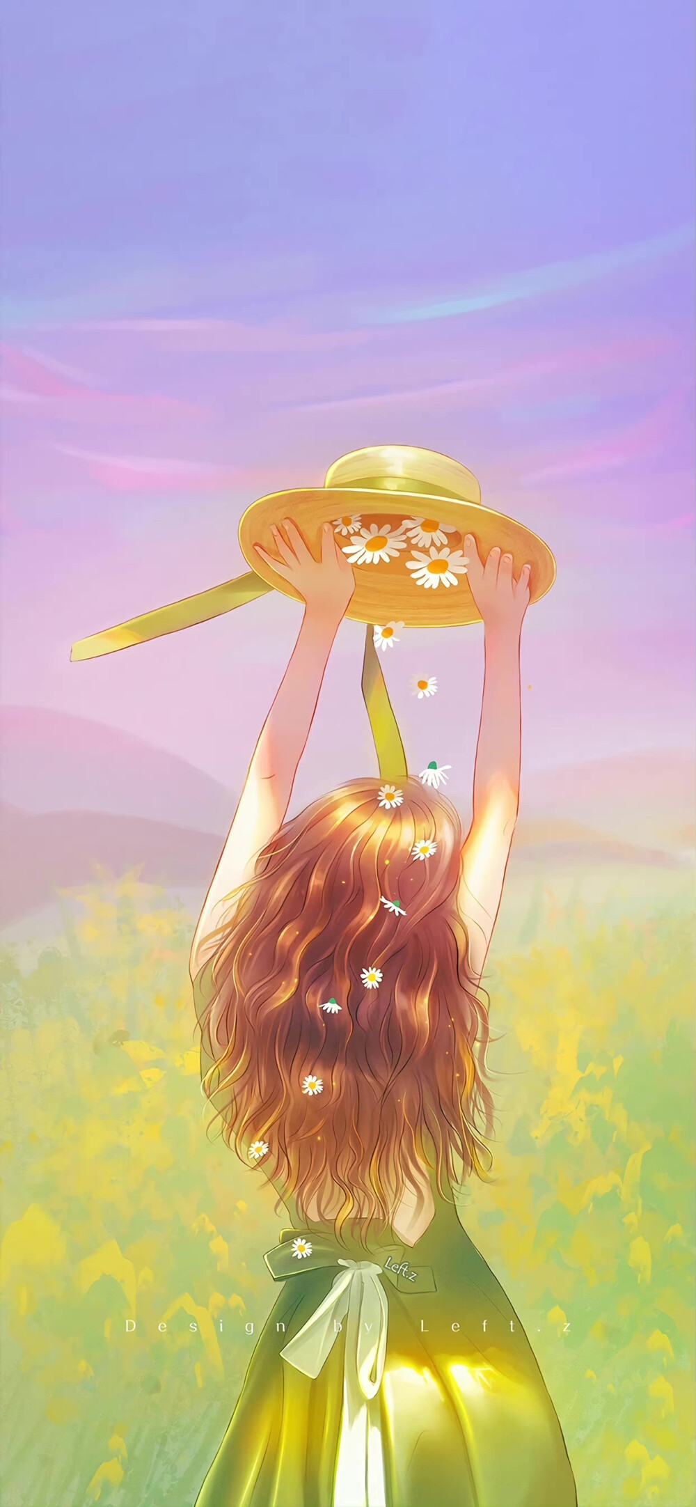 插画壁纸手绘壁纸素质拿图