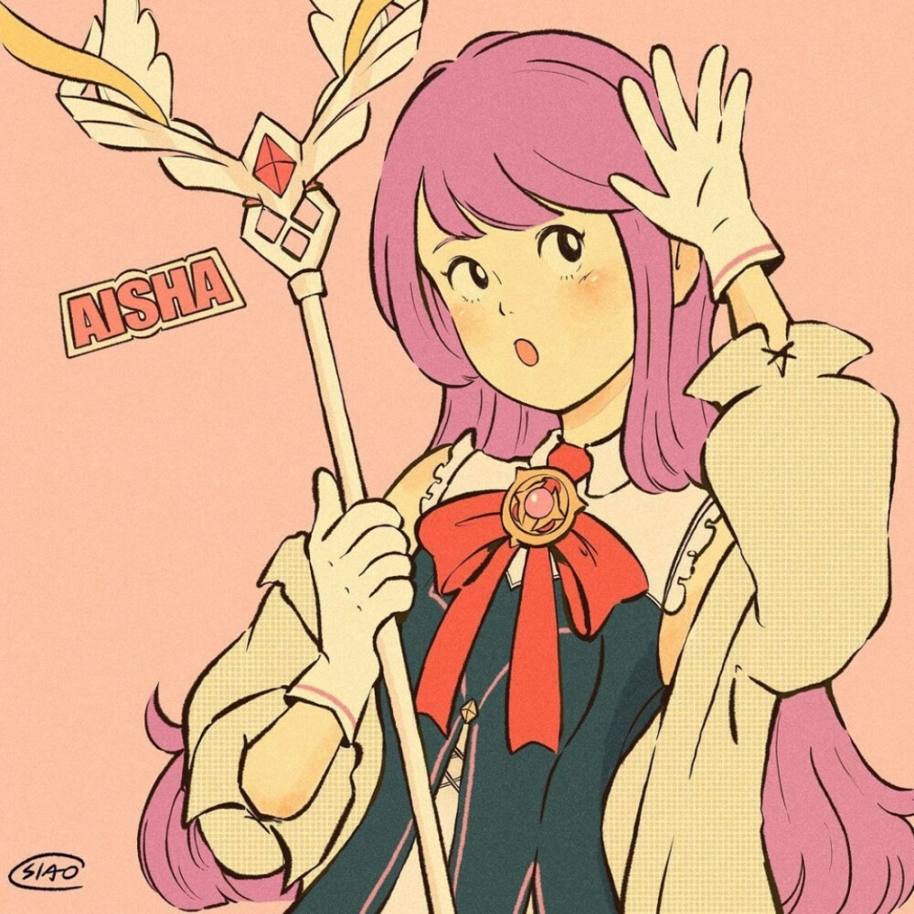 超喜欢这种带一点点昭和感的画风!!
illustration by a_siaoo
#插画分享##插画头像#