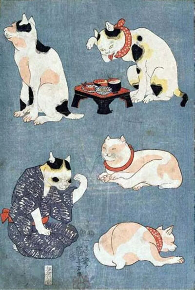 为画猫被重罚入狱，这个猫奴画师用浮世绘画水浒英雄，被誉为“浮世绘鬼才”
转自搜孤“日本物语”