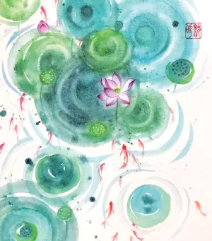 水墨画里的古诗词- 堆糖